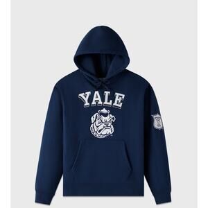 October's Very Own Yale Hoodie Mens 2XL Blue Pullover Bulldog Logo OVO New